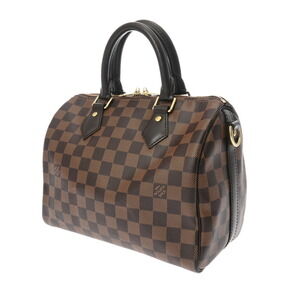Louis Vuitton Brown Handbag Speedy Bandouliere Damier Canvas